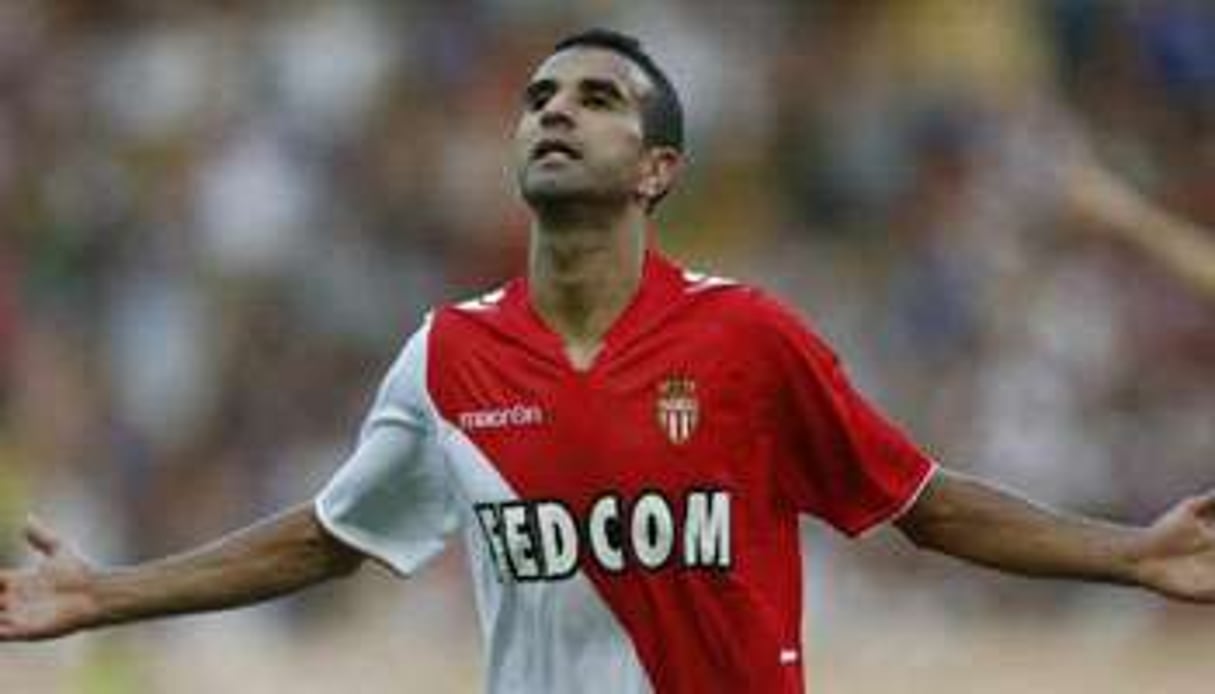 Mounir Obbadi, sous le maillot de Monaco. © Valery Hache/AFP