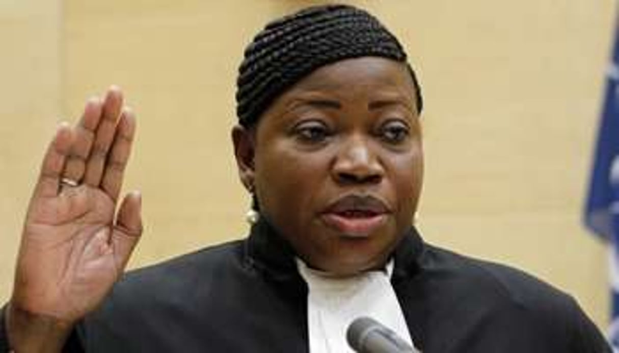 Prestation de serment de la procureure Fatou Bensouda devant la Cour pénale internationale. © AFP