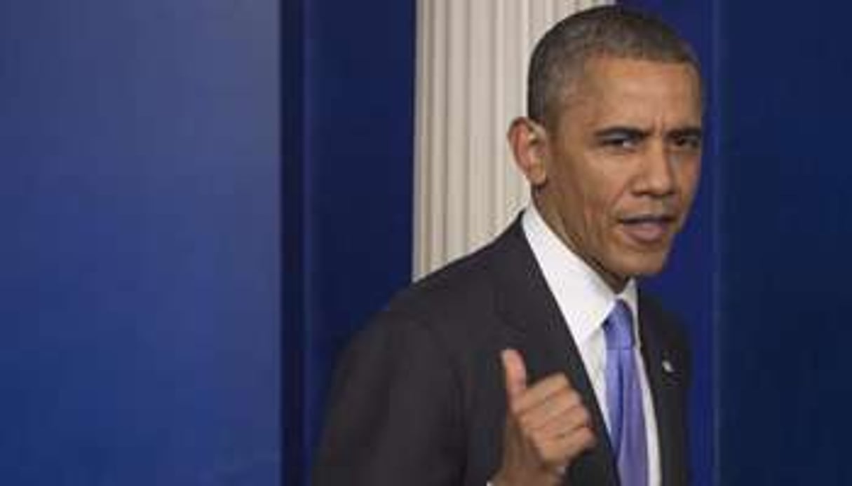 Le président américain Barack Obama, le 16 octobre 2013 à la Maison Blanche. © AFP