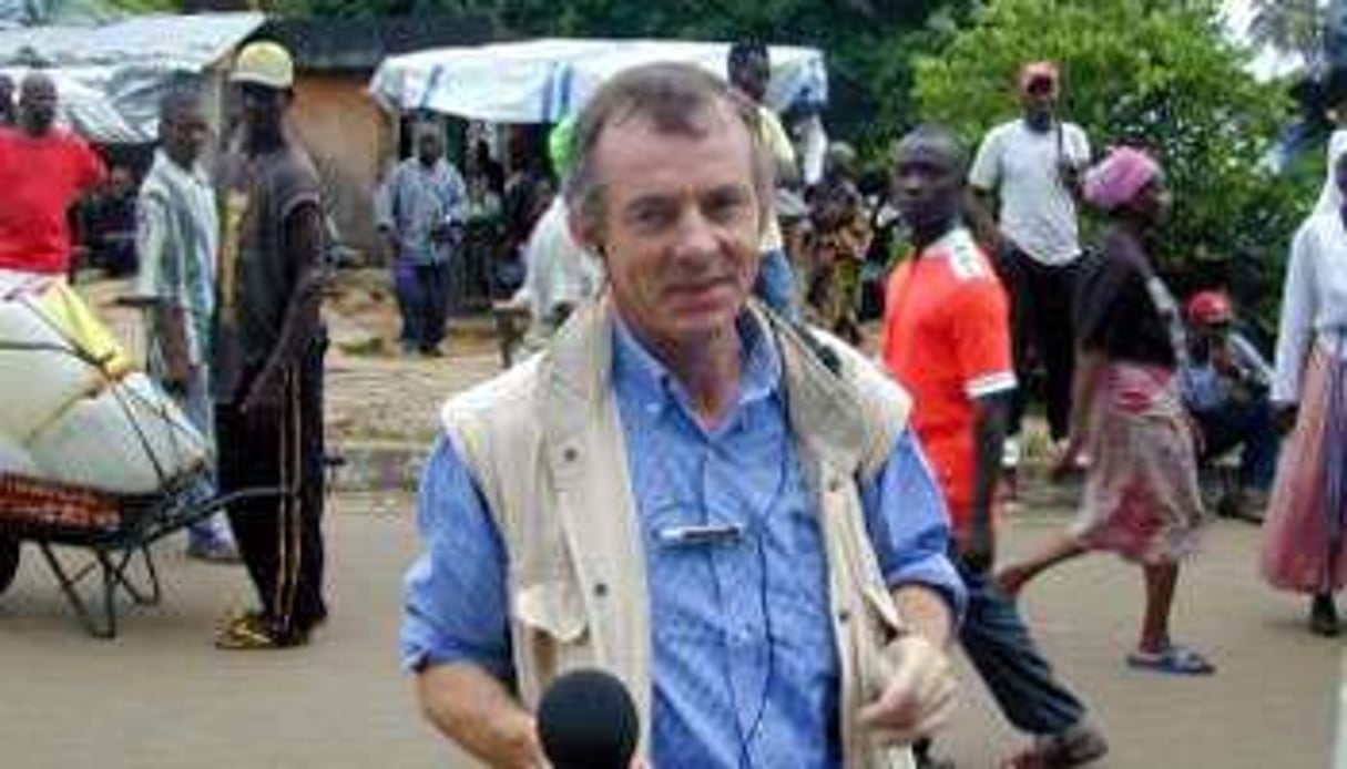 Le reporter de RFI, Jean Hélène, assassiné à Abidjan en 2003. © AFP