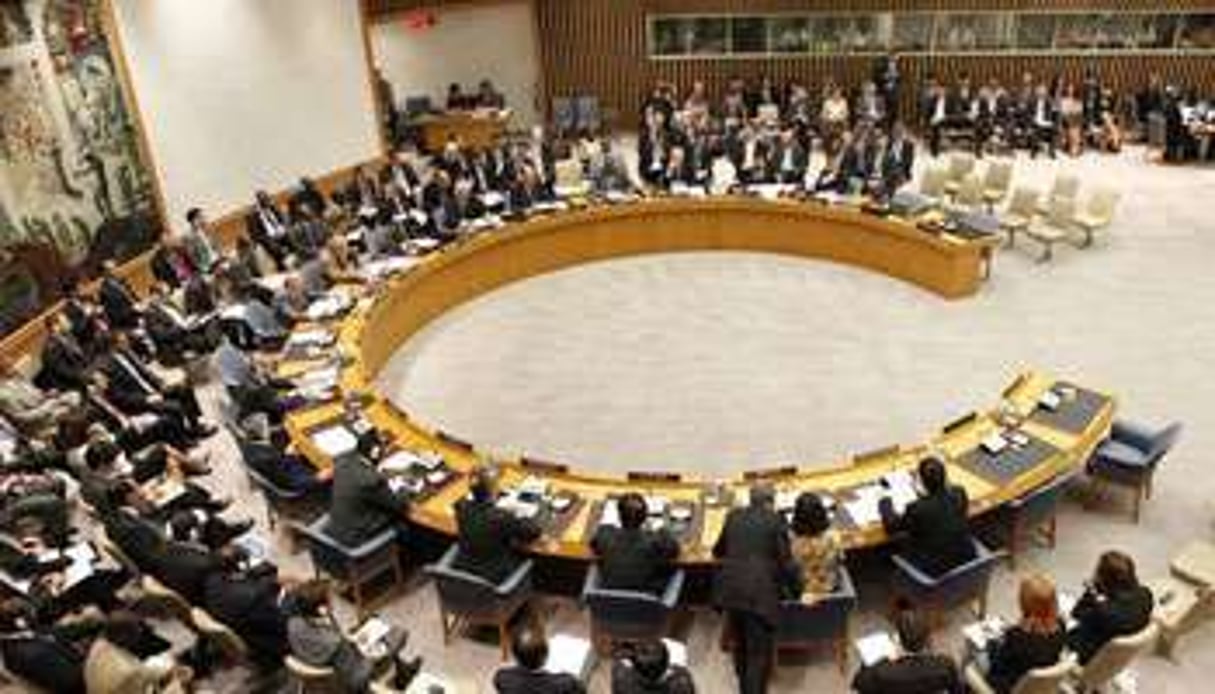 Le Conseil de sécurité de l’ONU, à New York. © Reuters