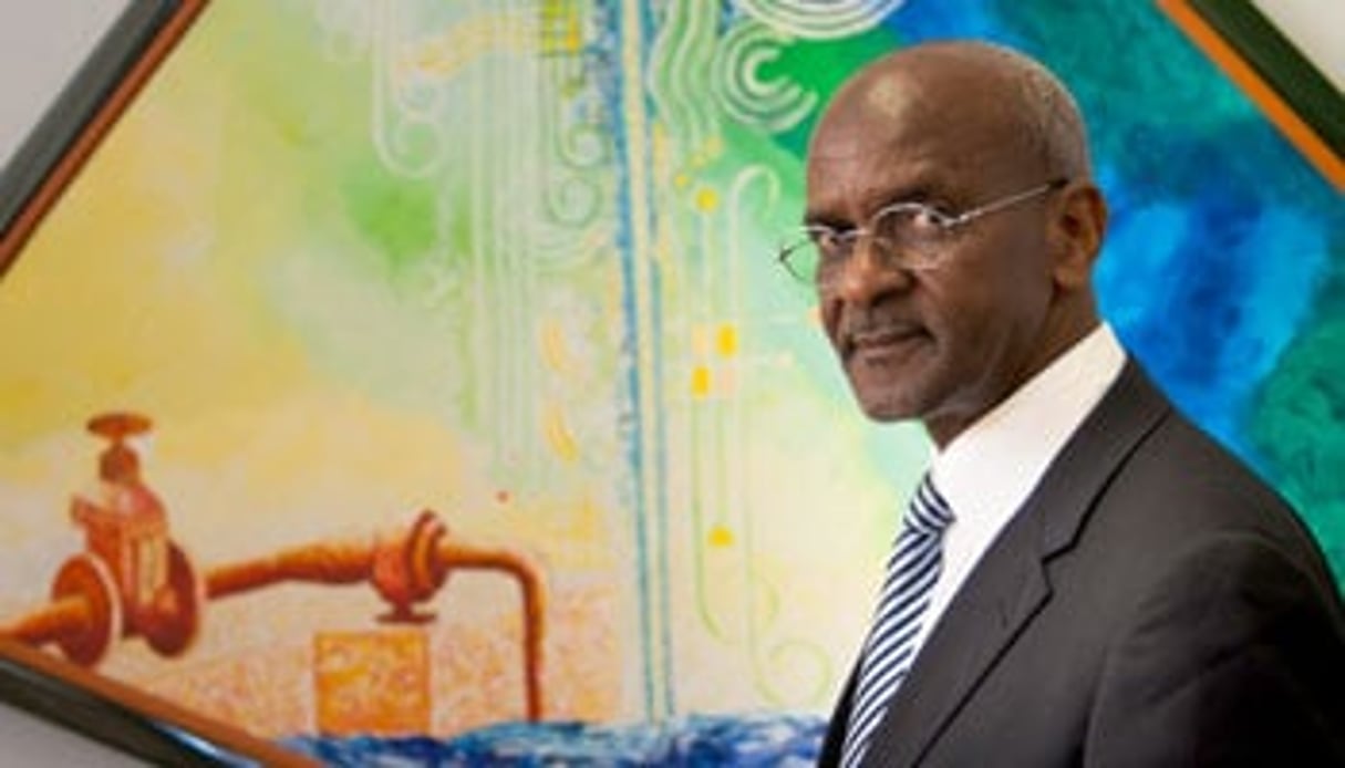 Mamadou Dia, ingénieur spécialiste de l’hydraulique urbaine, est à la tête de la Sénégalaise des eaux depuis 2006. © Romain Laurendeau/JA