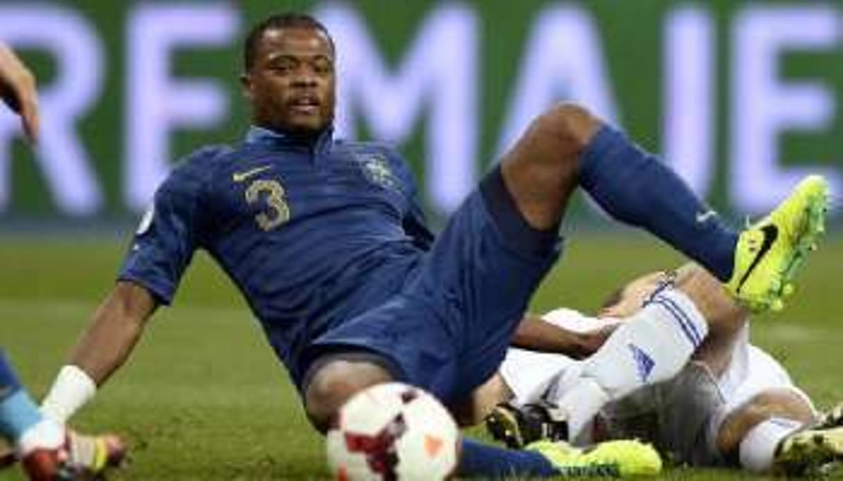 Patrice Evra, le 15 octobre 2013 à Paris. © AFP