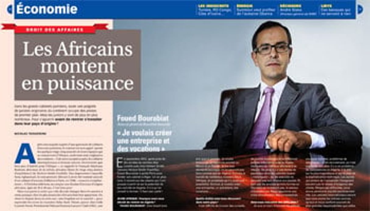 À l’image de Foued Bourabiat (photo), beaucoup d’avocats africains de la diaspora envisagent d’exercer sur le continent. © Louiza Ammi / JA