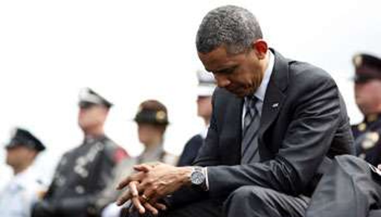 Baracko Obama mène, avec les États-Unis, la « guerre des drones » contre le terrorisme. © Reuters