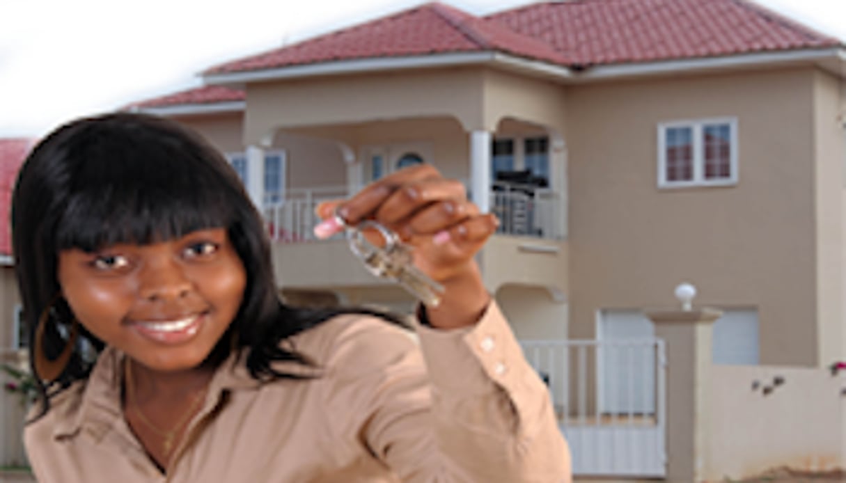 Une publicité pour Ghana Home Loans. L’organisme a déboursé 95 millions de dollars entre 2006 et 2012. © Ghana Home Loans