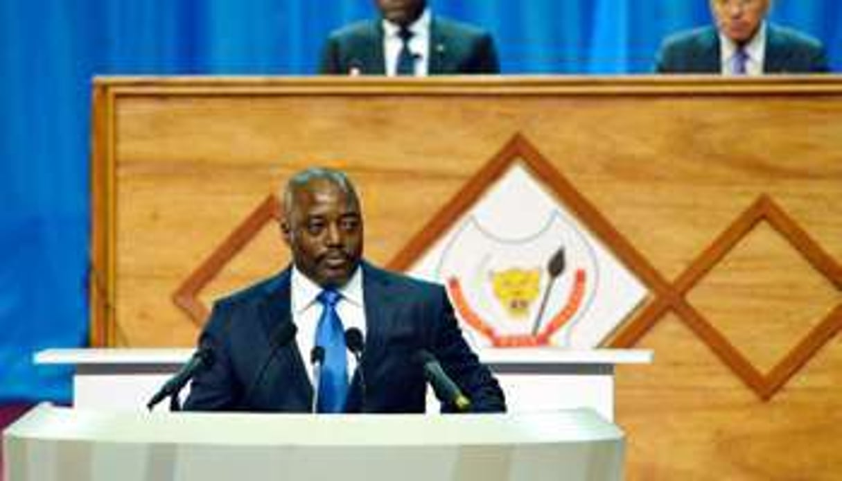 Joseph Kabila, le 5 octobre 2013 à Kinshasa. © AFP