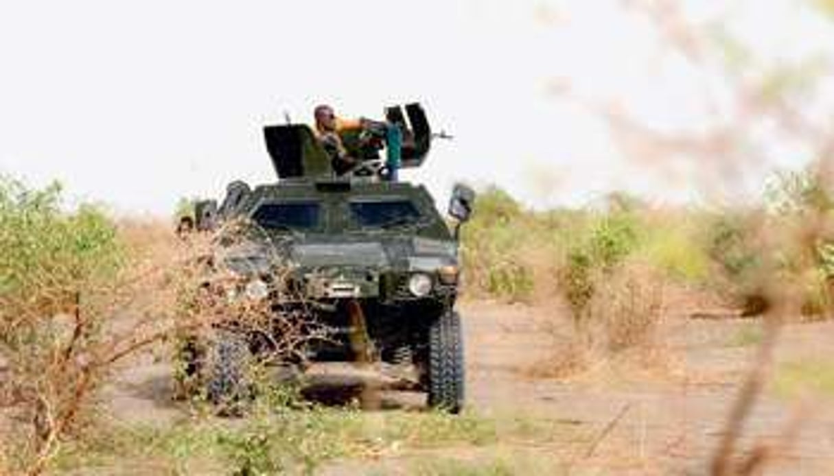 L’armée nigériane patrouille dans le Nord-Est, le 5 juin. © AFP/Quentin Leboucher