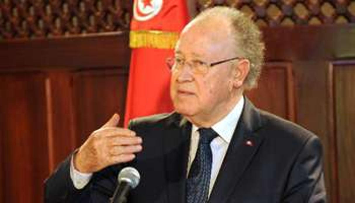 Le président de l’Assemblée constituante, Mustapha Ben Jaafar, le 26 octobre 2013 à Tunis. © AFP