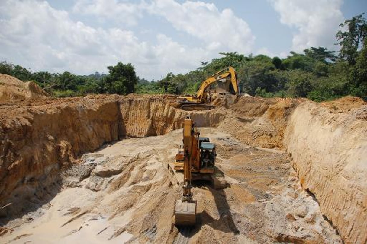 Ghana: 46 nouvelles arrestations d’étrangers dans les mines d’or illégales © AFP