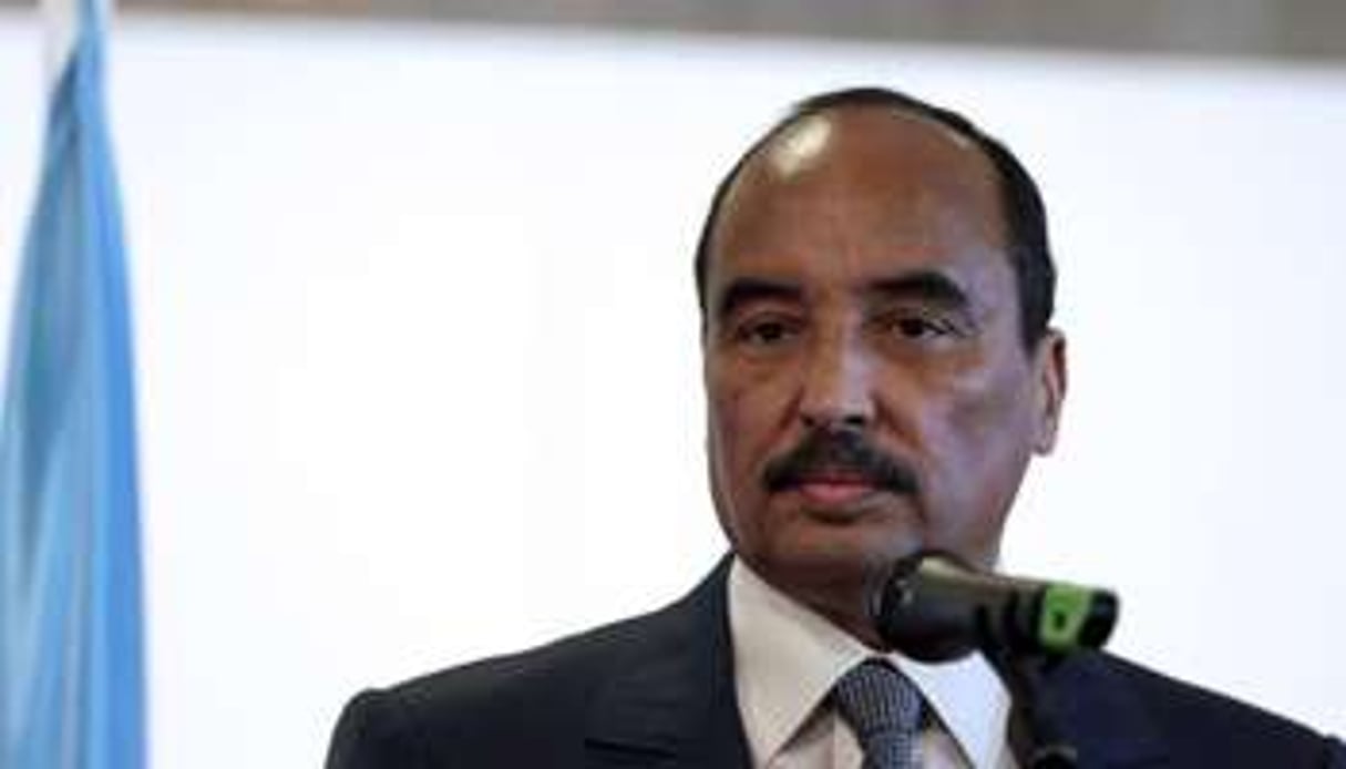 Le président de la Mauritanie Mohamed Ould Abdel Aziz, le 11 décembre 2012 à Paris. © AFP