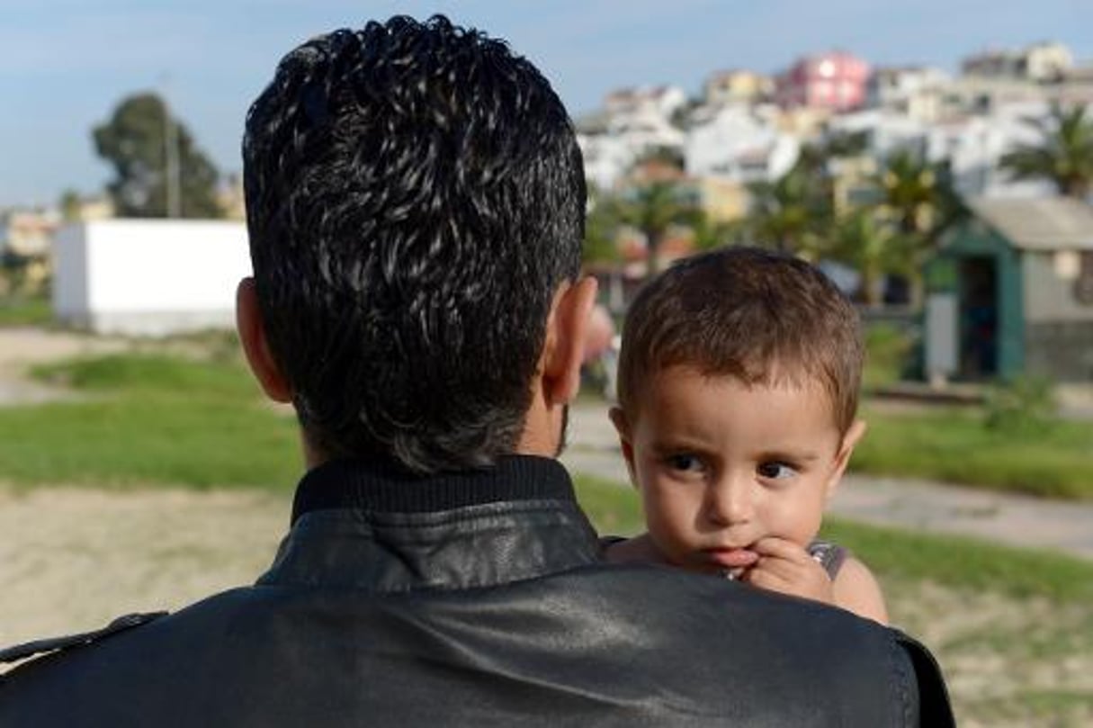 Des réfugiés syriens, au Maroc. © AFP