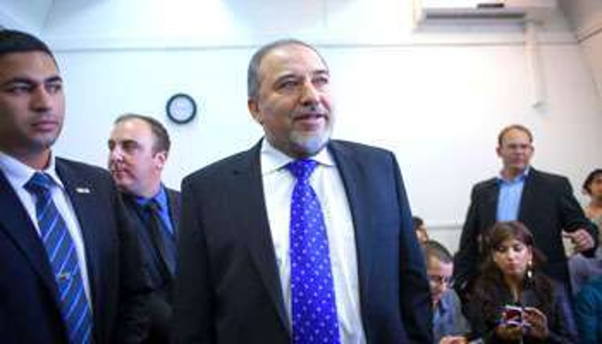 Avigdor Lieberman est brutal, autoritaire et hostile au processus de paix. © Emil Salman/Newscom/Sipa