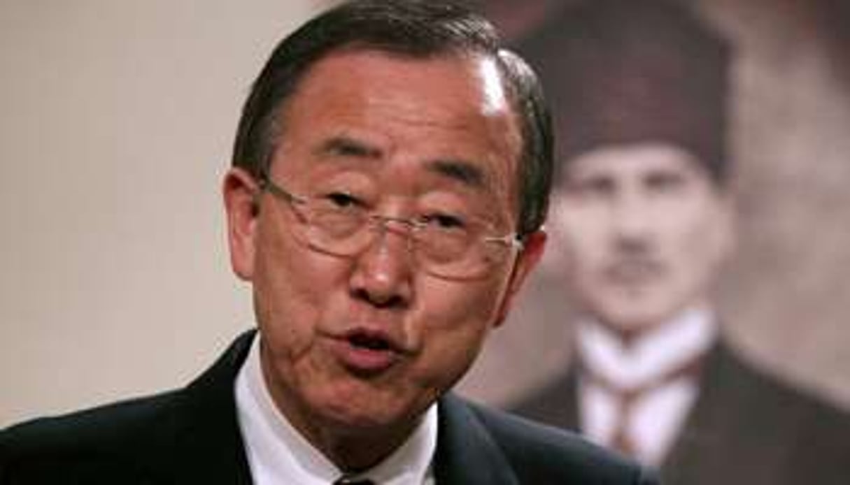 Ban Ki-moon, secrétaire général de l’ONU. © AFP