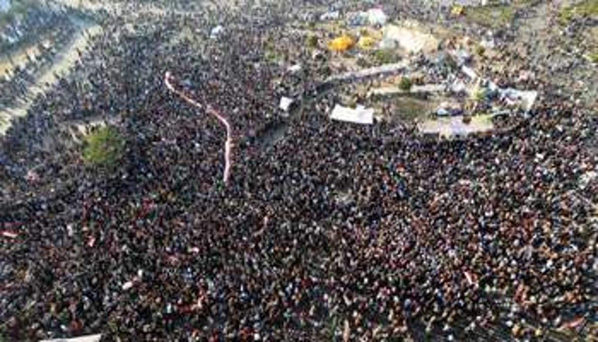 La place Tahrir au Caire, le 22 novembre 2011. © AFP