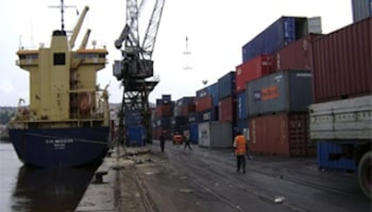 Cotrama assure notamment le transport de marchandises entre Kinshasa et le port de Matadi (photo). © AFP
