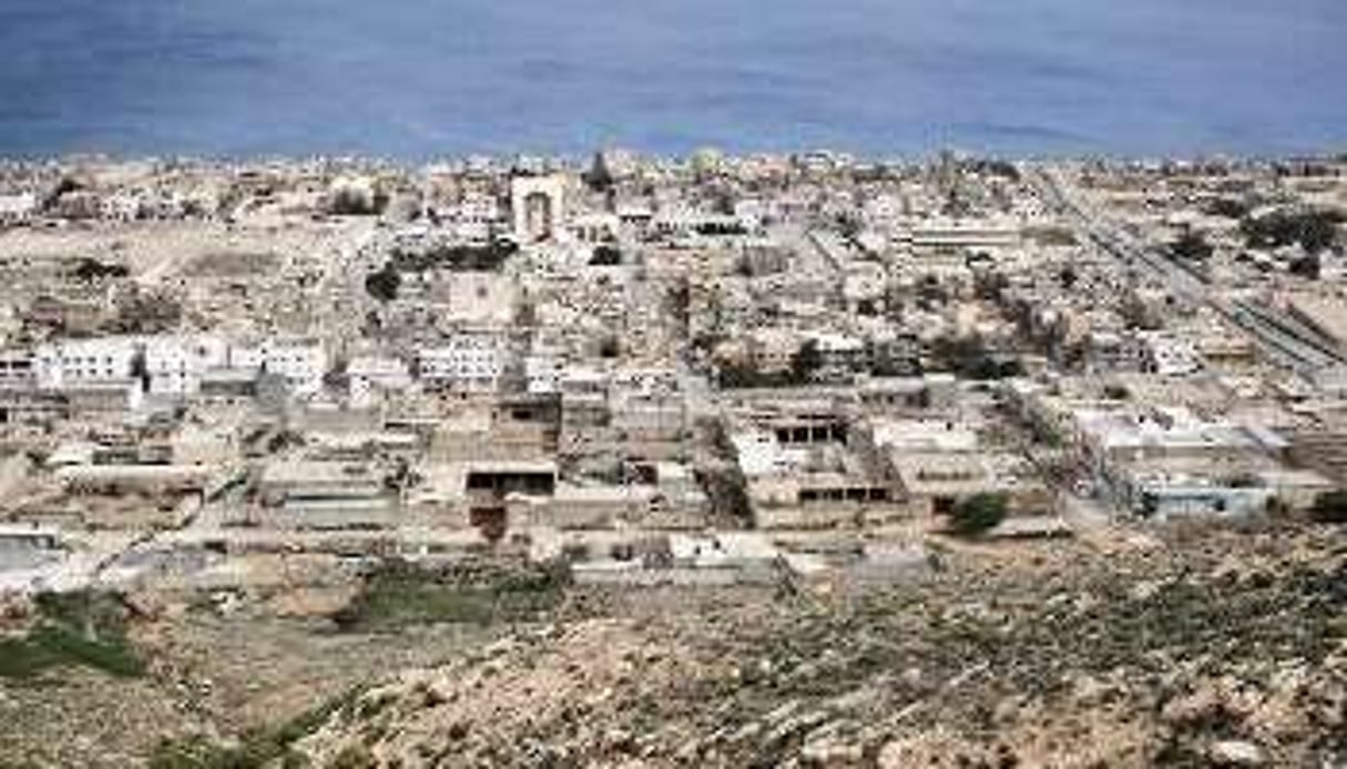Vue de la ville de Derna, dans l’extrême est de la Libye. © AFP