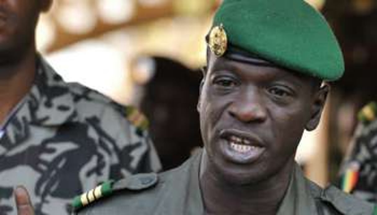 Le capitaine Amadou Haya Sanogo, auteur du coup d’État contre ATT en mars 2012. © AFP