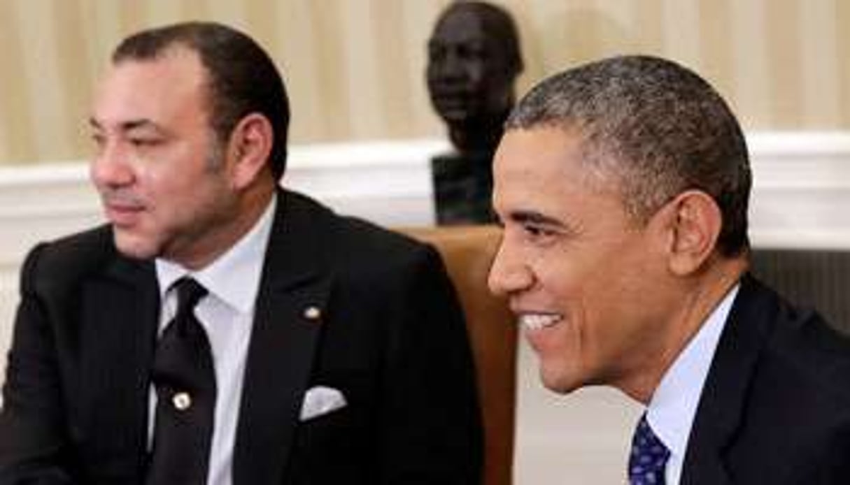 Mohammed VI et Barack Obama, le 22 novembre. © WIN MCNAMEE / GETTY IMAGES NORTH AMERICA / AFP