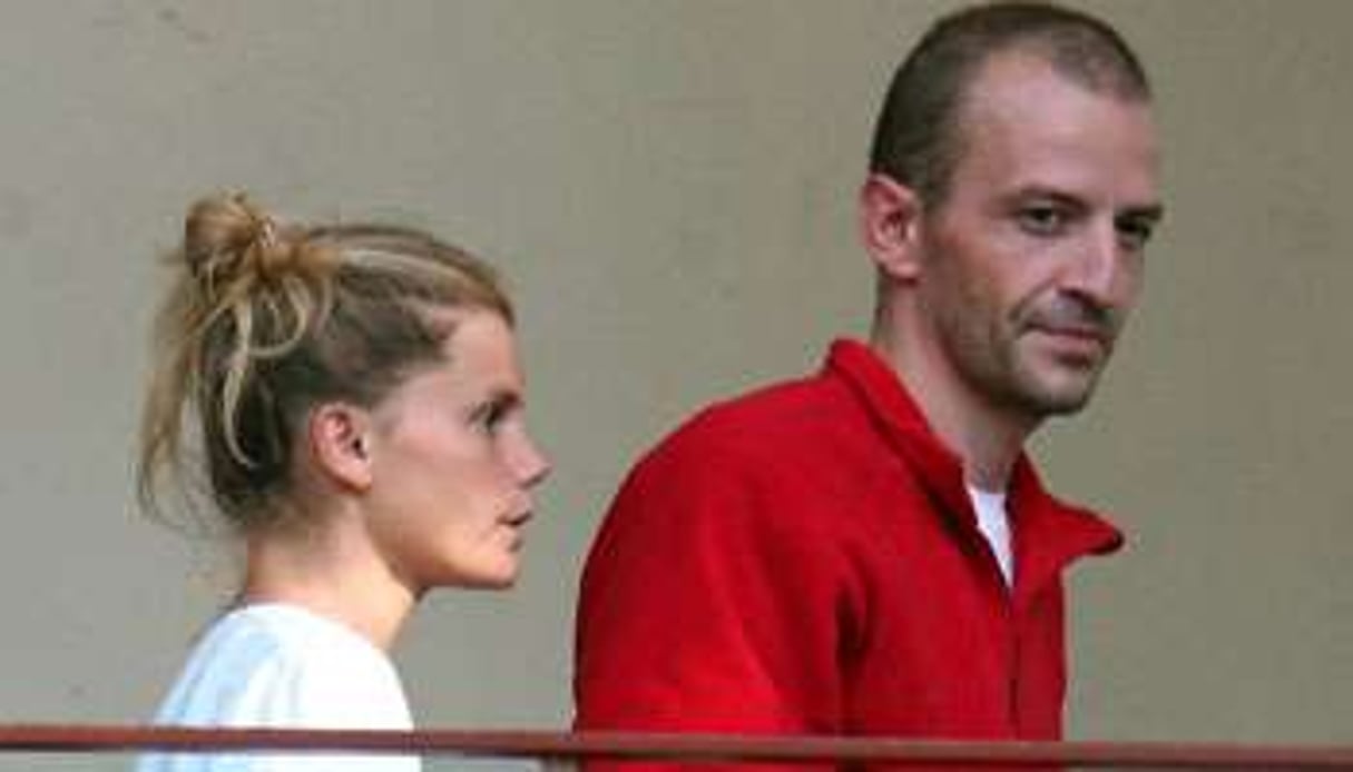 Éric Breteau et Émilie Lelouch, principaux accusés dans l’affaire de L’Arche de Zoé. © AFP