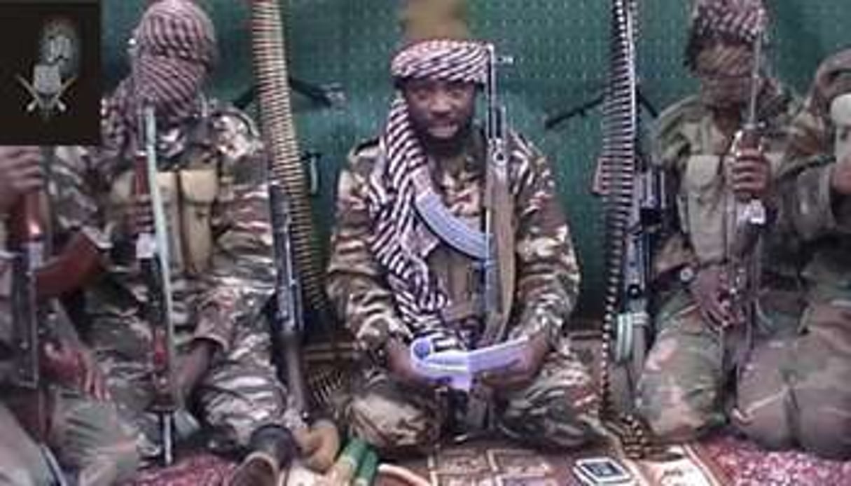 Capture d’écran d’une vidéo d’Abubakar Shekau, chef présumé de Boko Haram. © AFP