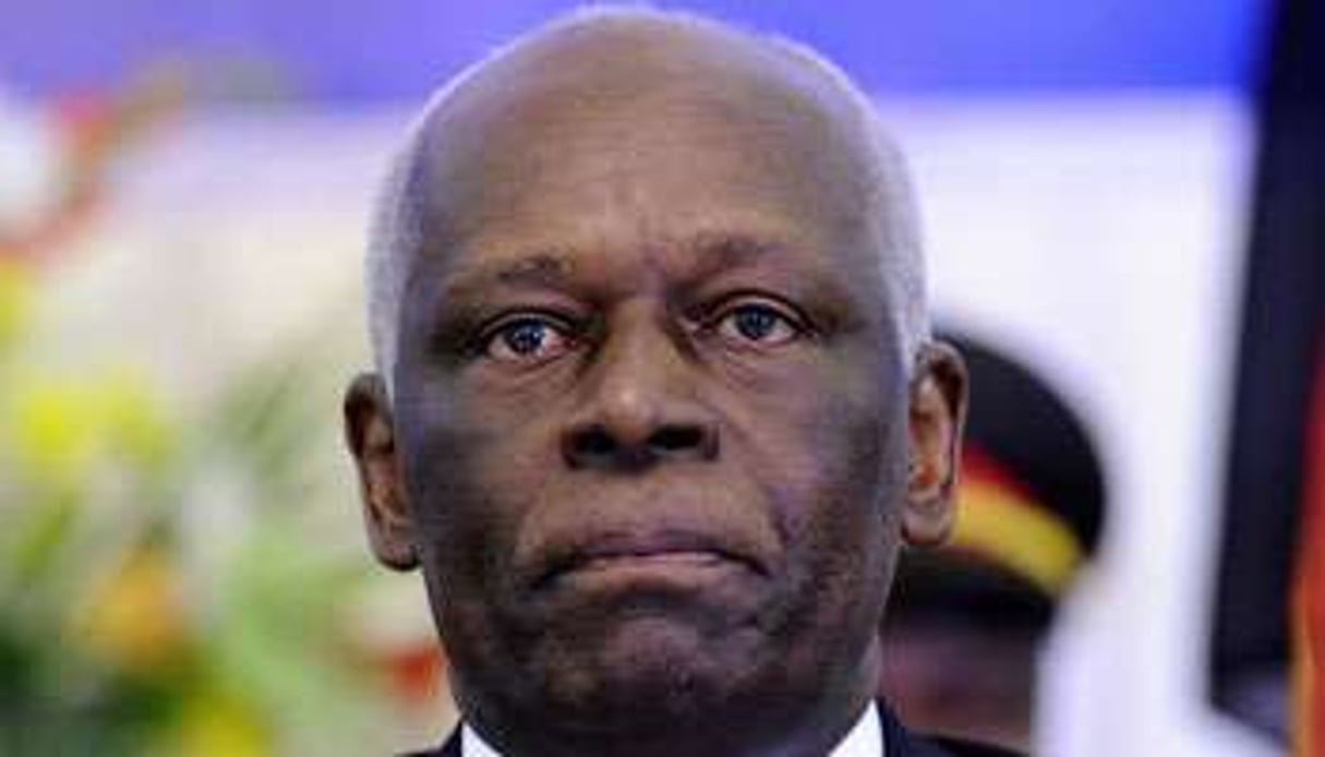 José Eduardo dos Santos, le président angolais. © AFP