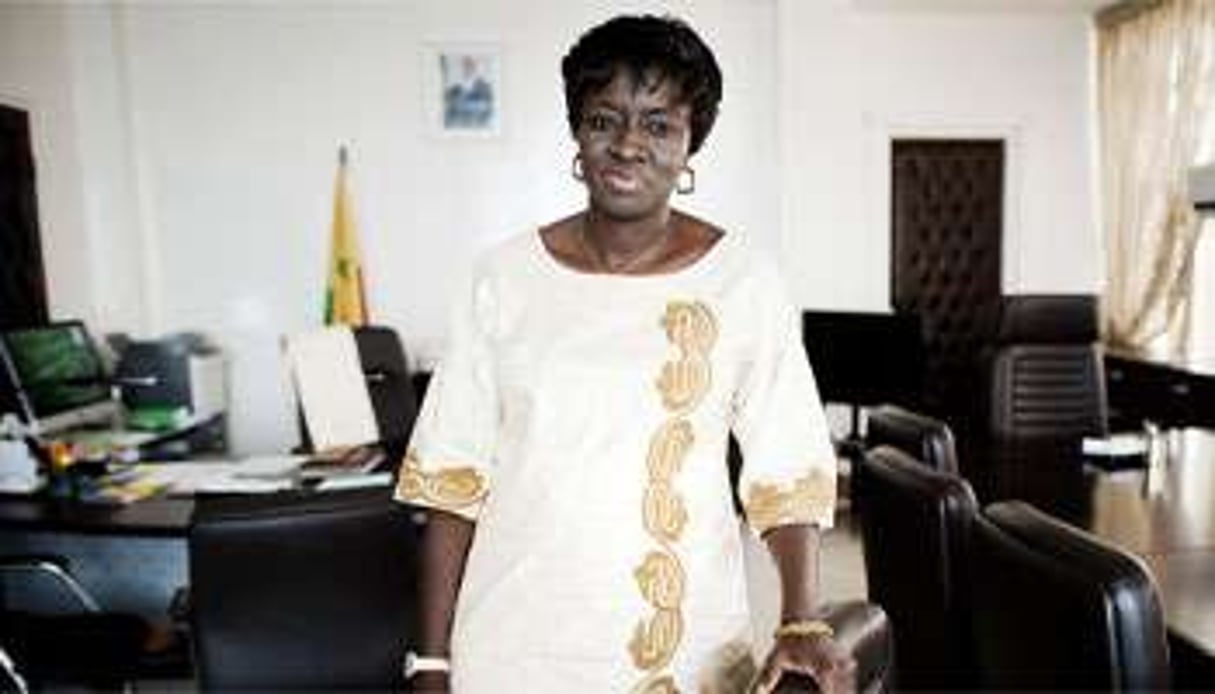À Dakar, le 16 juillet 2012, alors qu’elle était ministre de la Justice. © Sylvain Cherkaoui pour J.A.