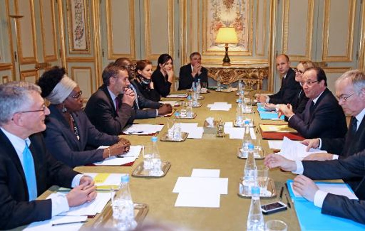 Hollande: « La France doit doubler ses échanges avec l’Afrique » © AFP