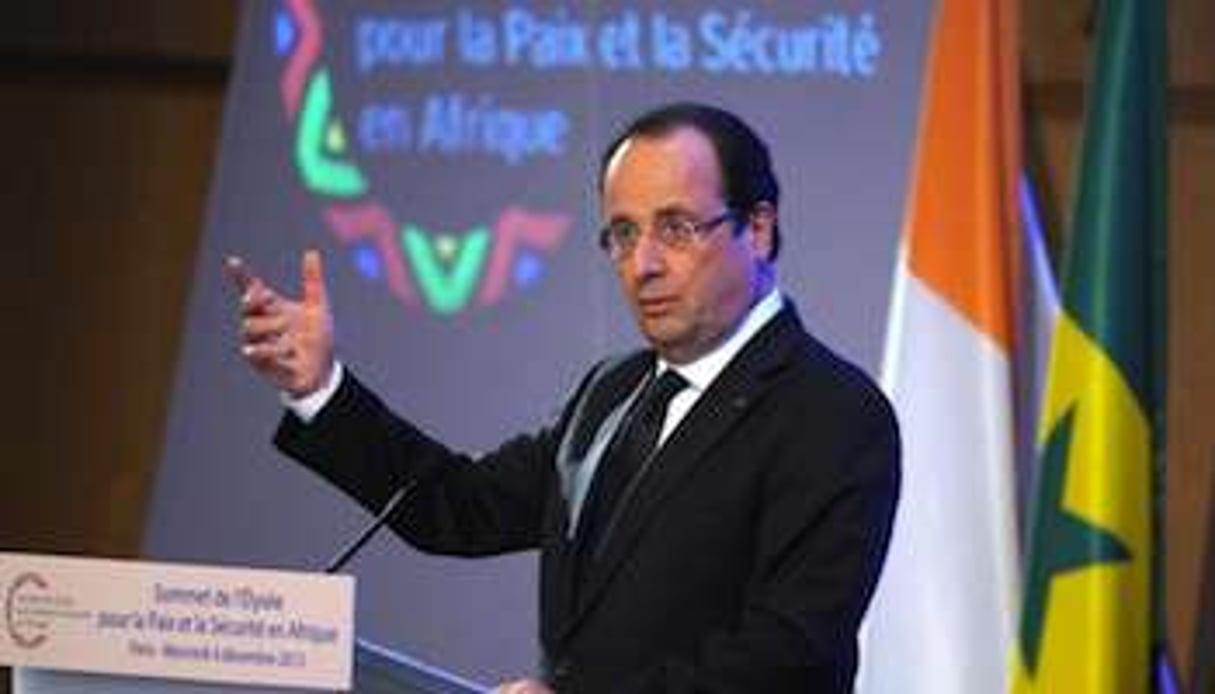 François Hollande, lors du sommet de l’Élysée. © AFP