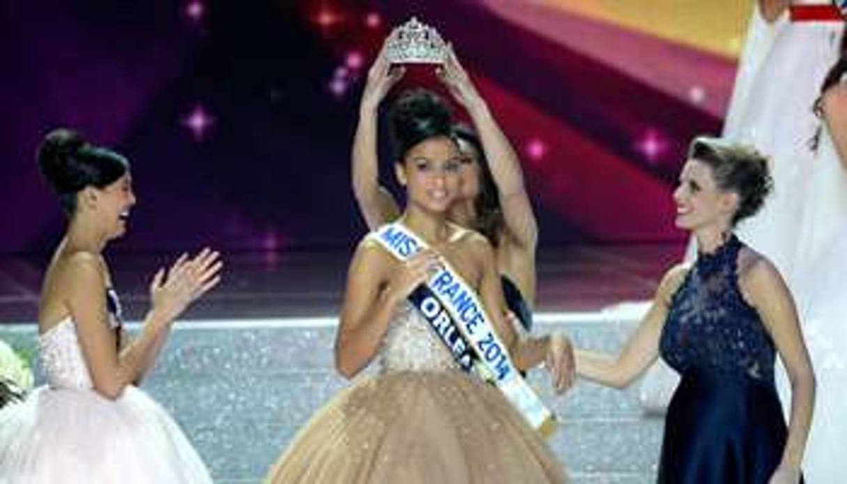 Flora Coquerel a été élue Miss France 2014 samedi 7 septembre à Dijon. © AFP