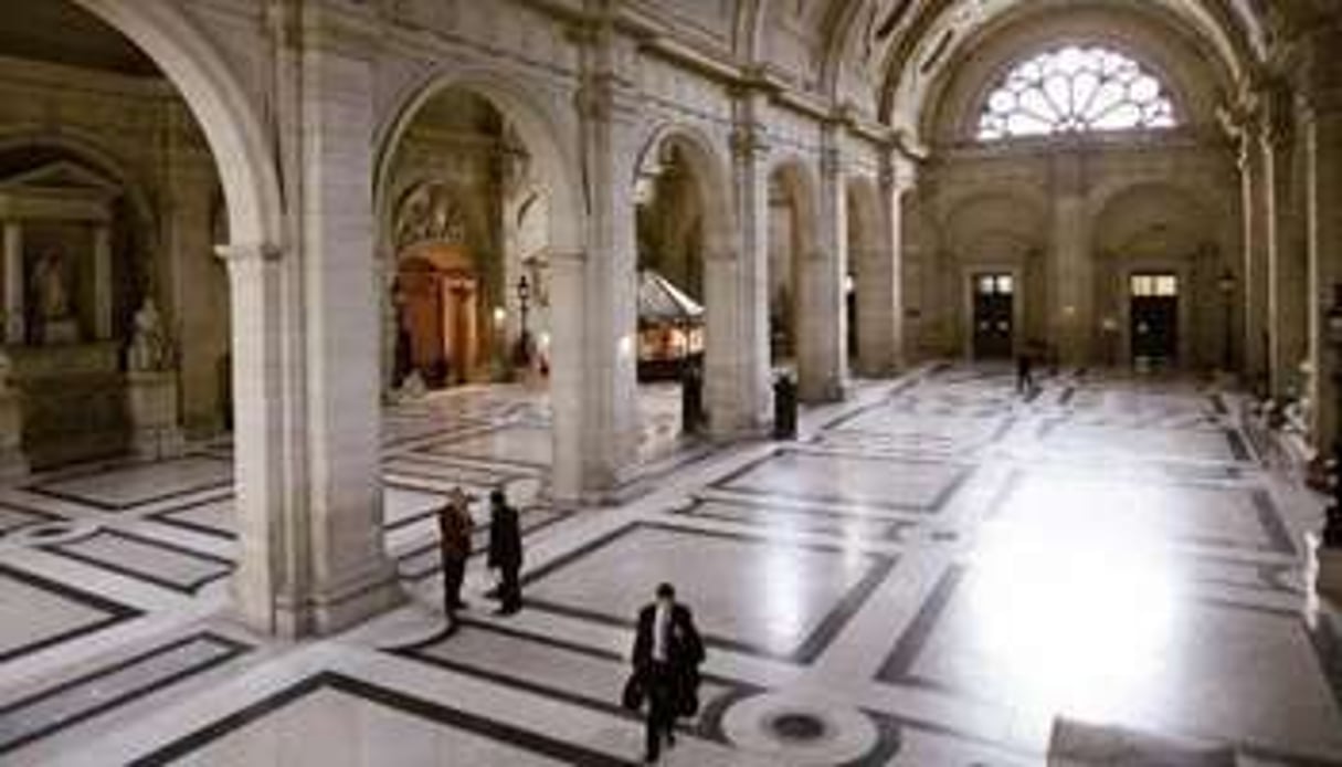 Dans le palais de Justice, à Paris. © AFP
