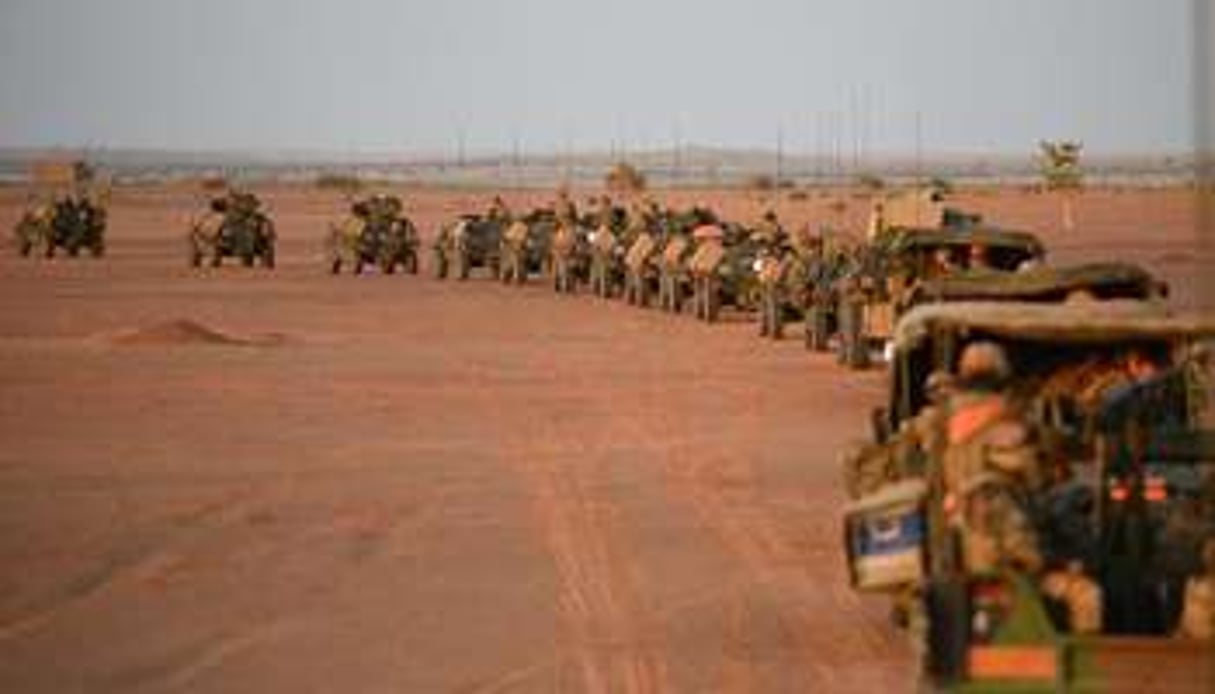 L’armée française près de Gao au Mali, le 2 novembre 2013. © AFP