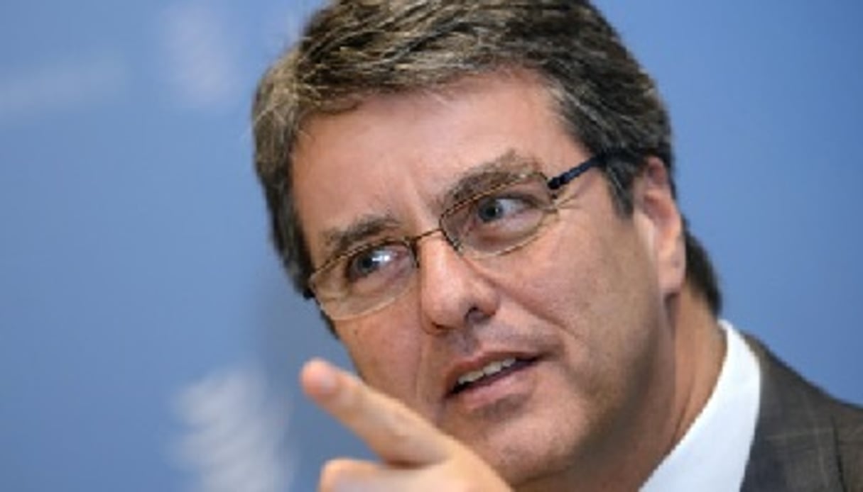 Roberto Azevêdo, le directeur de l’OMC. L’accord concerne l’agriculture, l’aide au développement et la facilitation des échanges. © Fabrice Coffrini/AFP