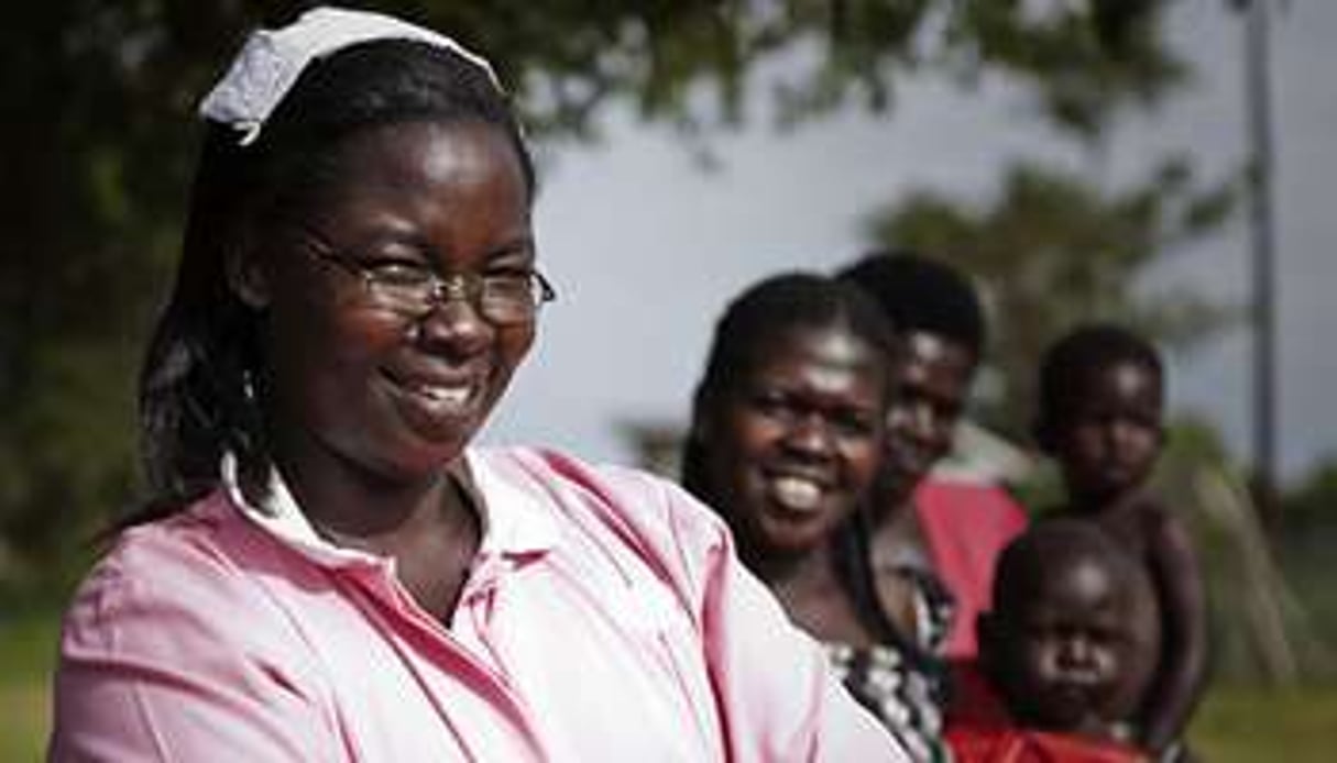 Esther Madudu et l’Amref veulent former 15 000 sages-femmes africaines d’ici 2015. © Amref