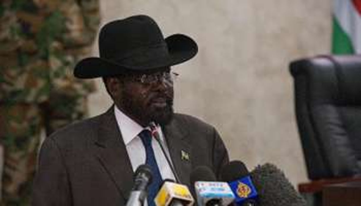 Le président du Soudan du Sud Salva Kiir, le 11 juillet 2012 à Juba. © AFP