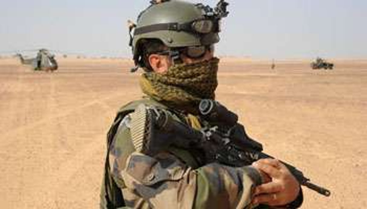 Un soldat français dans la ville de Bourem, dans le nord du Mali, le 17 février 2013. © AFP
