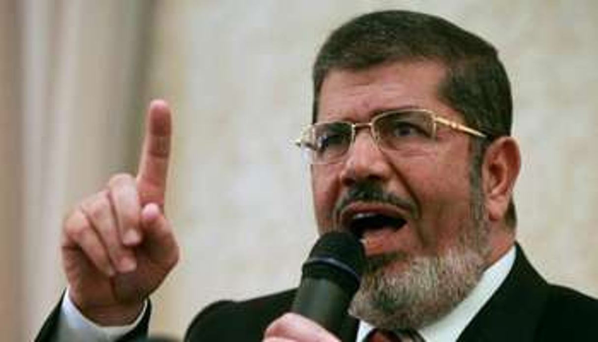 Le président égyptien destitué Mohamed Morsi au Caire le 29 mai 2012. © AFP