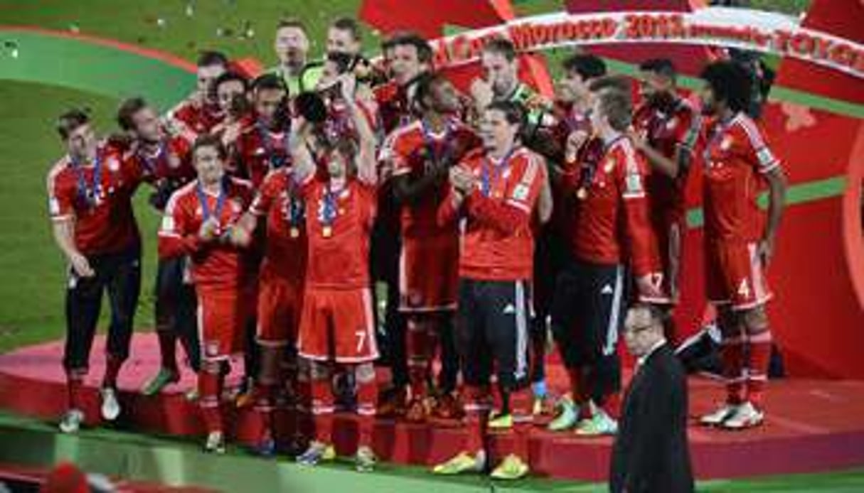 Les joueurs du Bayern Munich, vainqueurs du Mondial des clubs, le 21 décembre 2013 à Marrakech. © AFP