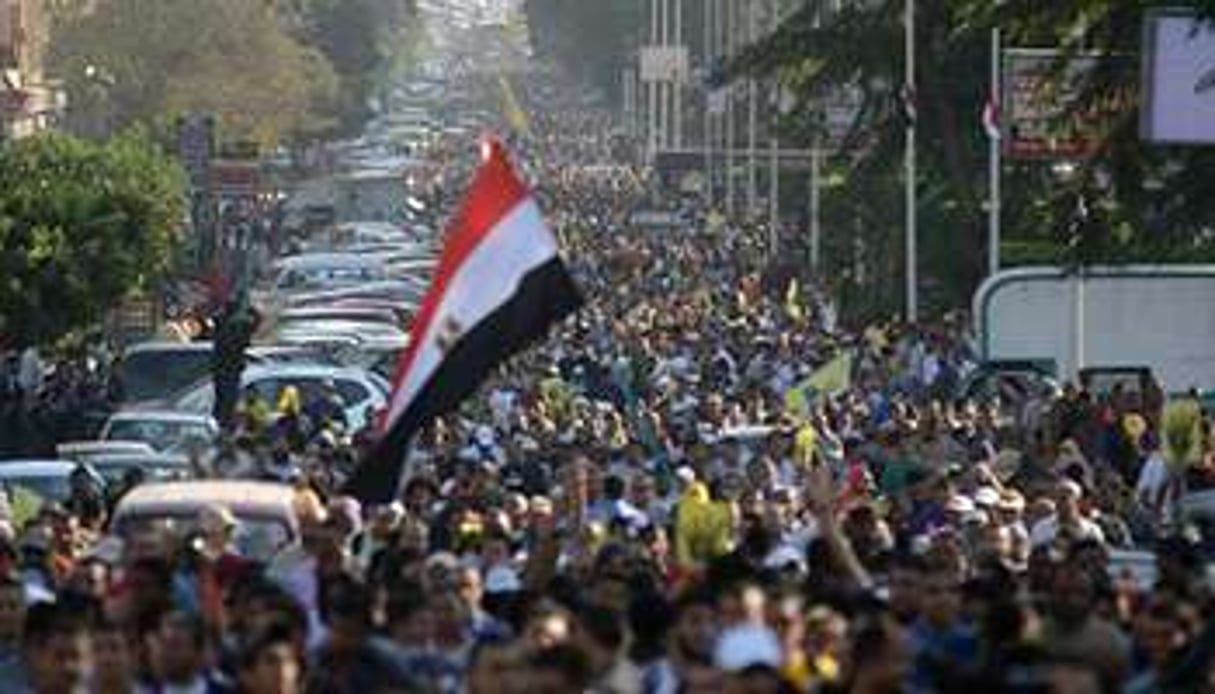 Manifestation des Frères musulmans au Caire, le 22 novembre 2013. © AFP