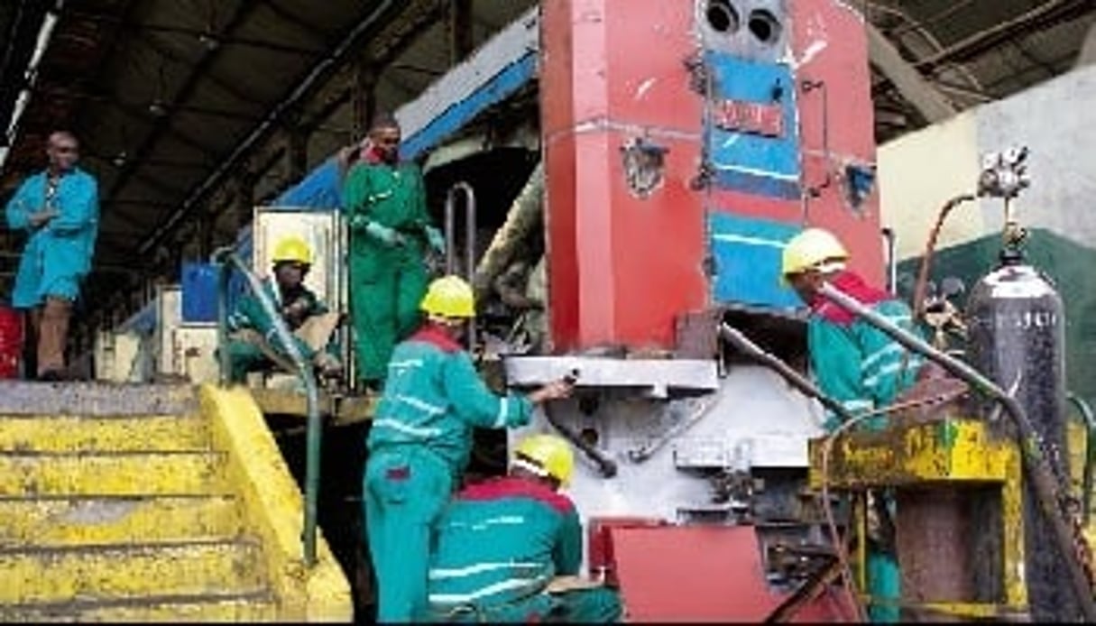 L’atelier de maintenance de Rift Valley Railways à Nairobi. © Phil Moore/JA