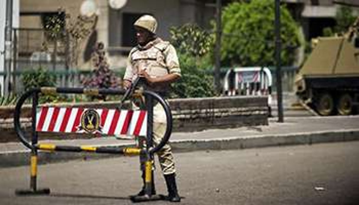Un soldat égyptien au Caire, le 23 août 2013. © AFP