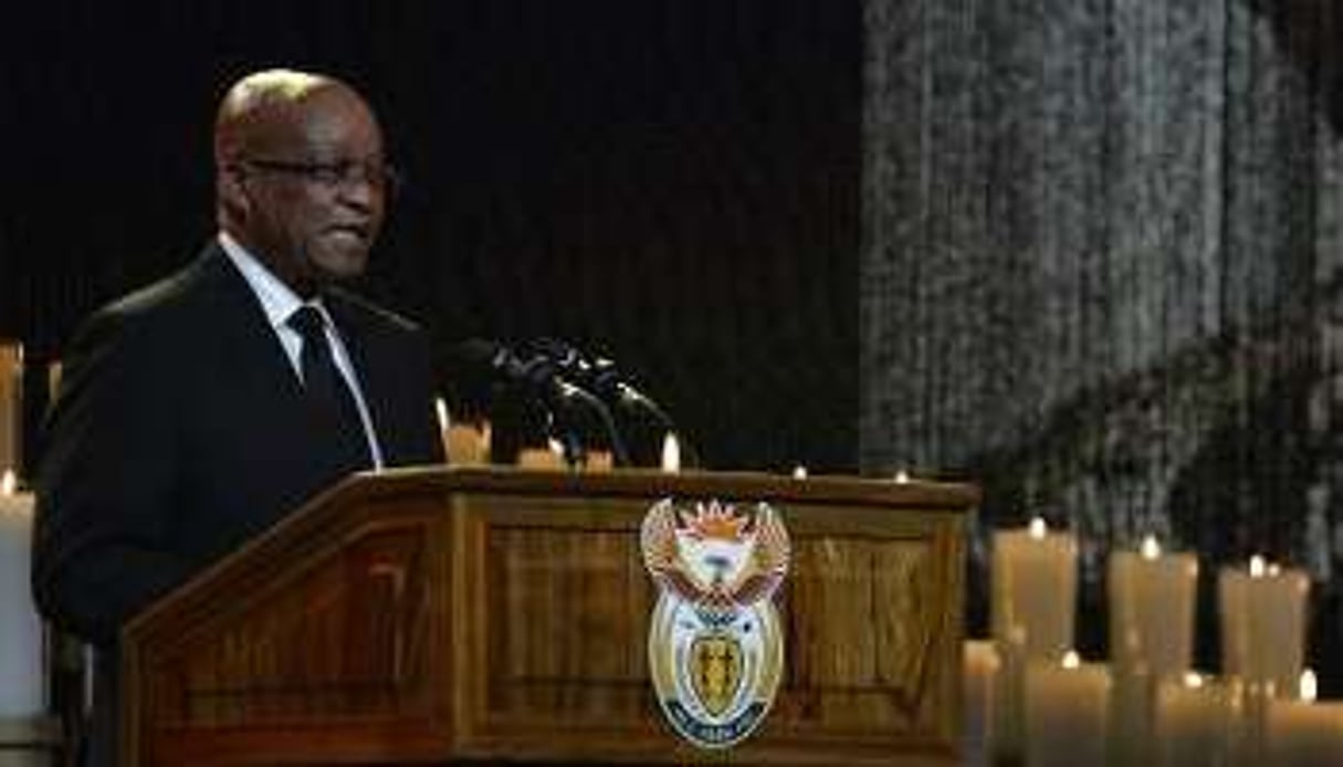 Le président sud-africain Jacob Zuma. © AFP