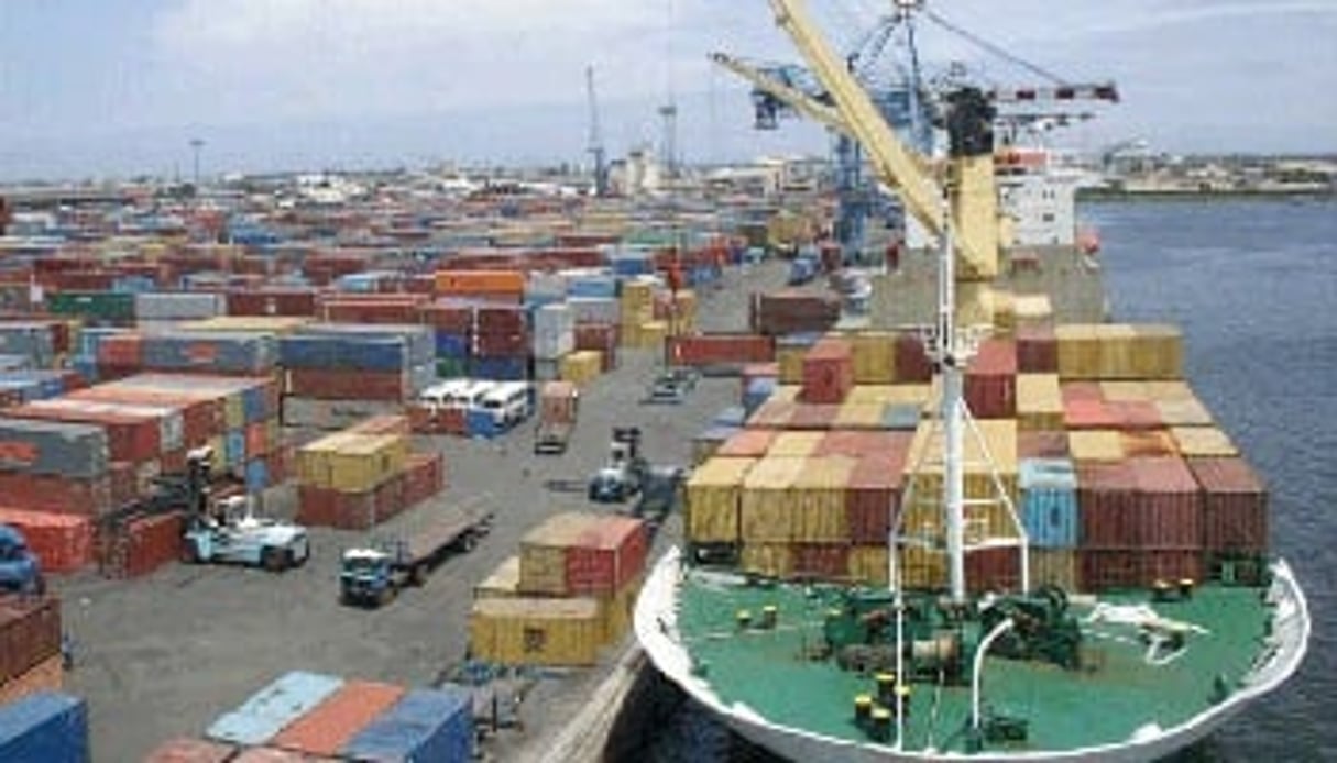 Le port d’Abidjan a élaboré un plan stratégique de 2,5 milliards de dollars. © AFP
