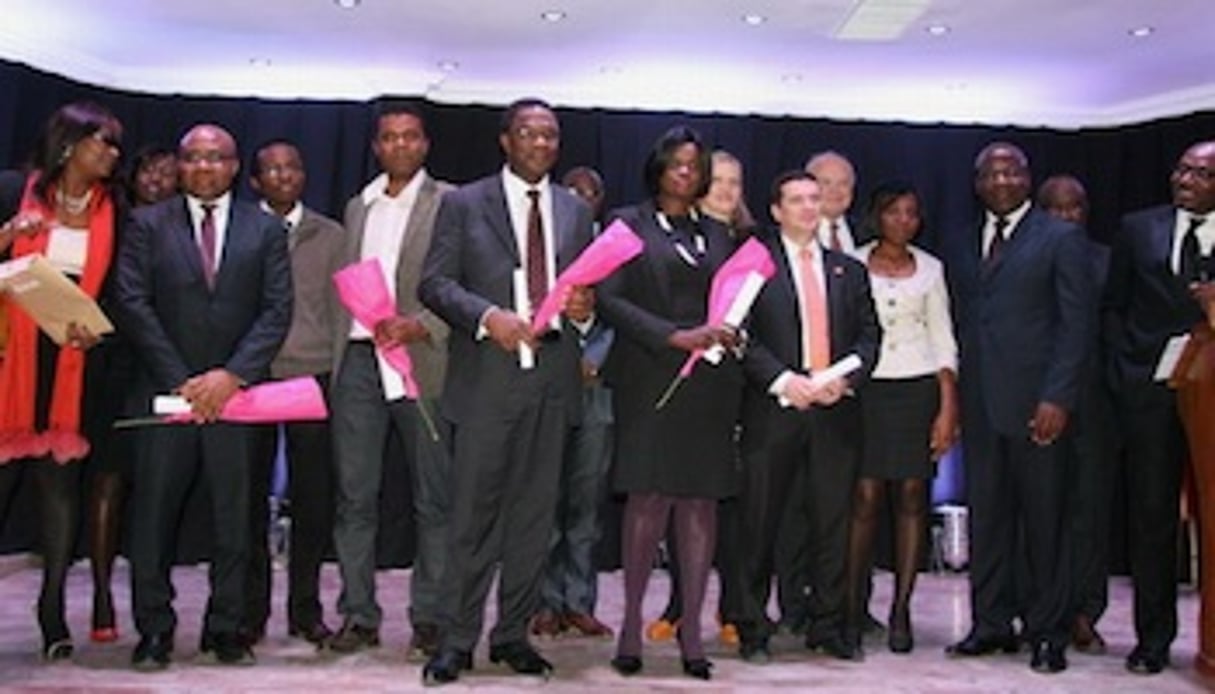 Les lauréats de l’édition 2011 du prix de l’entrepreneur africain de France. DR
