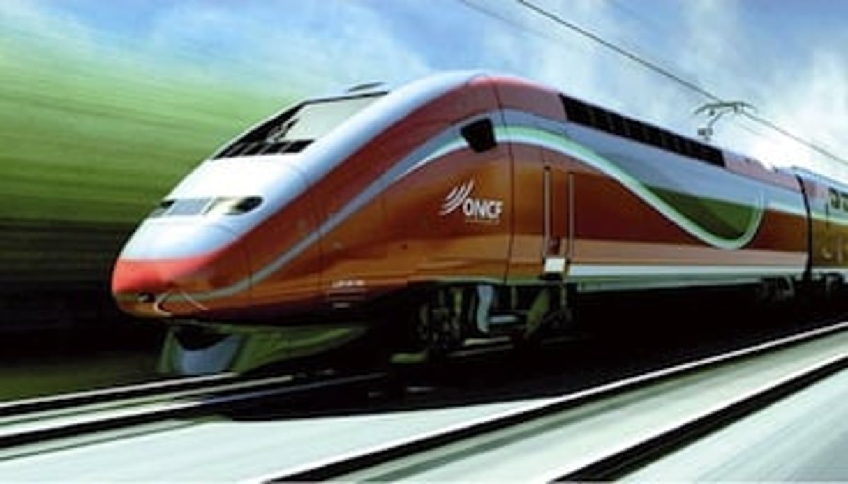 La ligne à grande vitesse marocaine, dont la livraison est prévue en 2014, sera la première du genre en Afrique. © ONCF