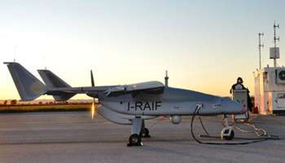 L’usage des drones (ici un Falco) devrait se généraliser en Afrique dans les prochaines années. © DR