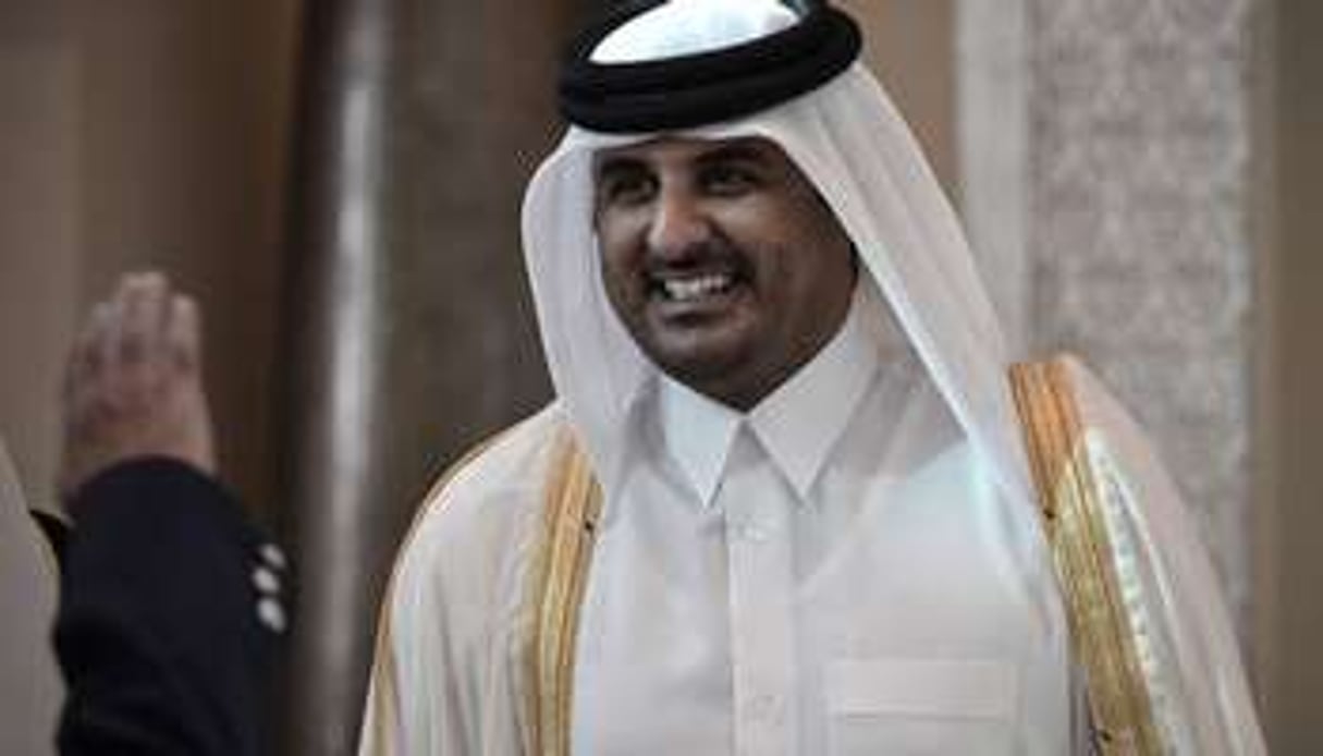 L’émir du Qatar, cheikh Tamim Ben Hamad Al-Thani. © Mohammed al-Shaikh/AFP