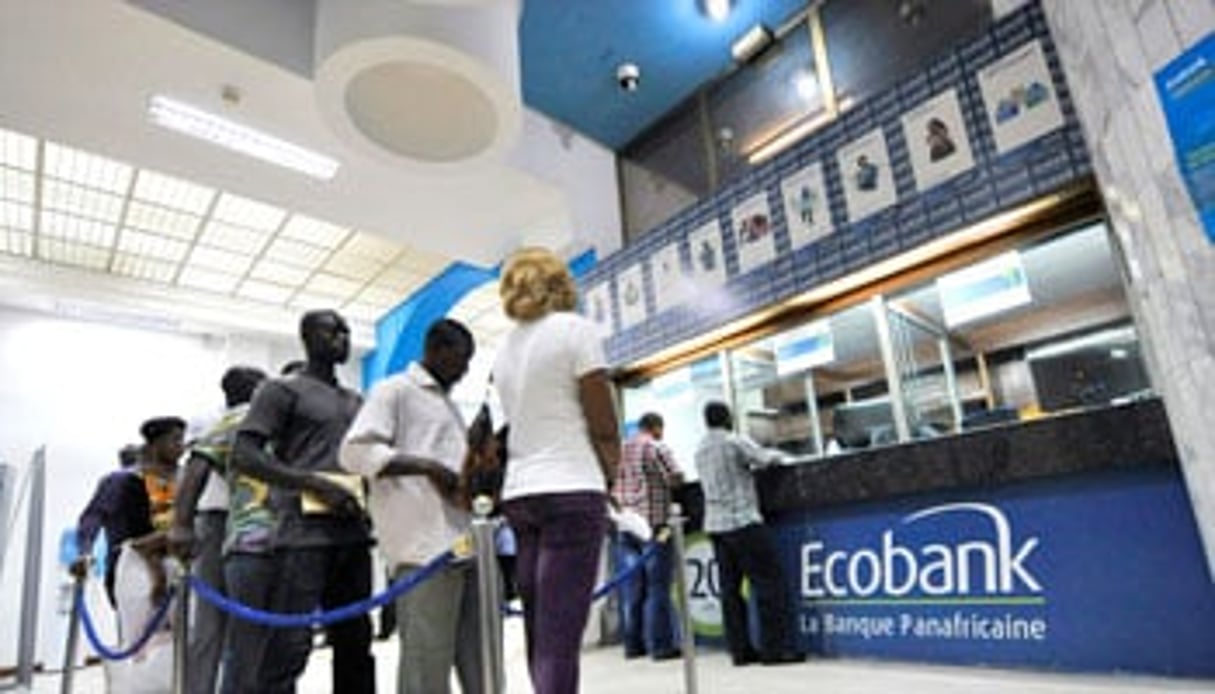 Ecobank est le premier groupe bancaire en Afrique en termes d’implantation géographique. © Olivier/JA