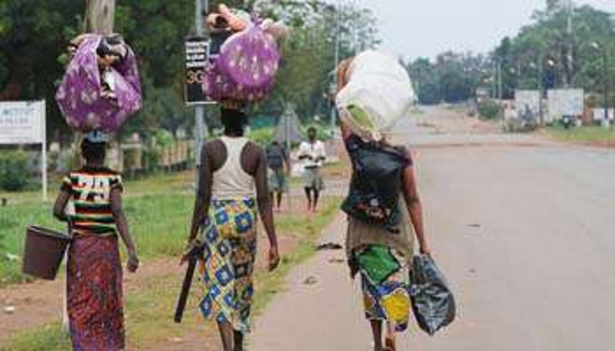 Bangui, capitale centrafricaine, le 6 décembre 2013. © AFP