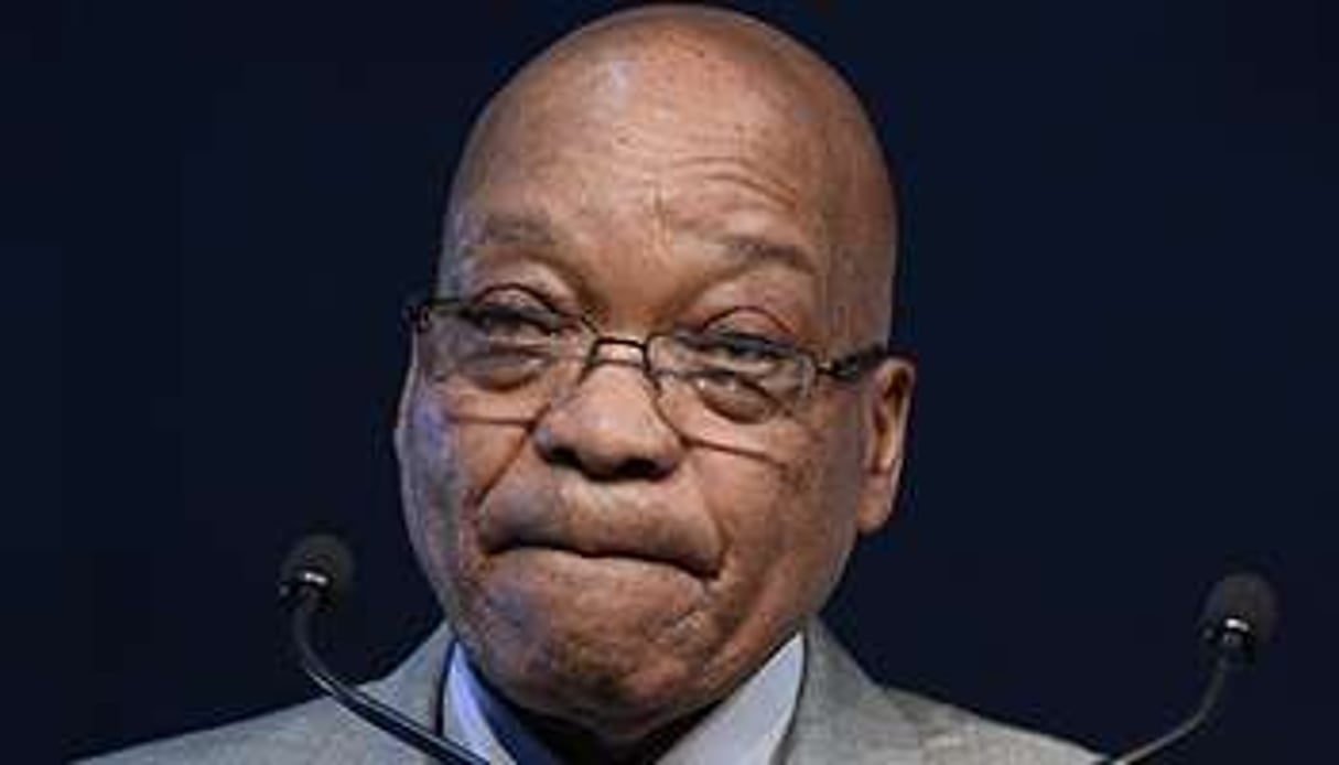 Jacob Zuma, le président sud-africain. © AFP